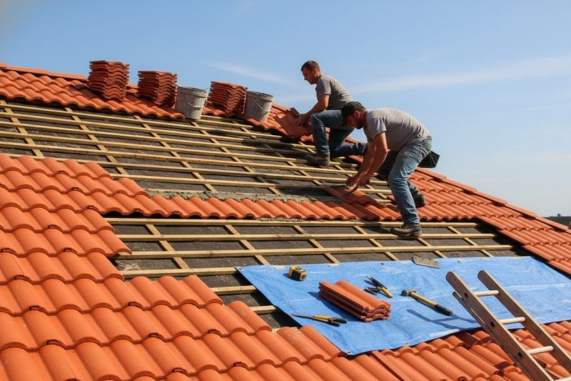 Clay Roof Leak Repair detail